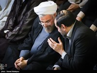 تصاویر/ حاشیه های حضور رئیس جمهور در نمازجمعه تهران