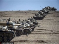 ورود ارتش ترکیه به خاک سوریه برای عملیات زمینی علیه داعش